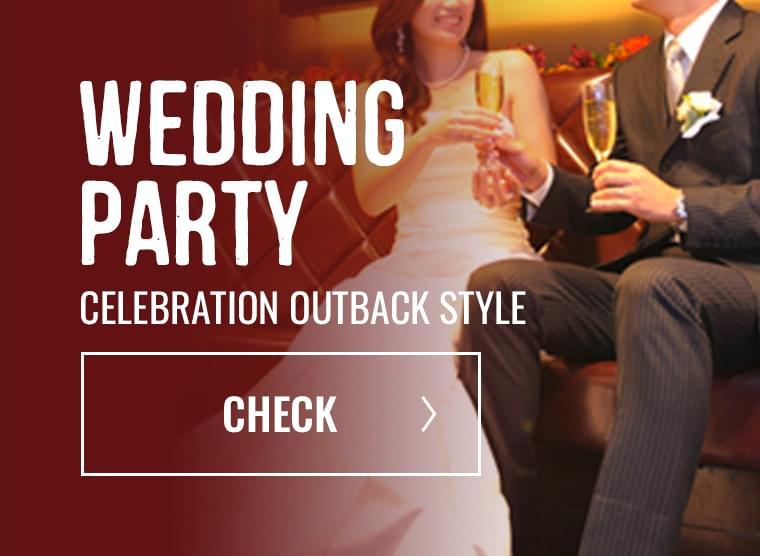 OUTBACK WEDDING 駅近アメリカンパーティー