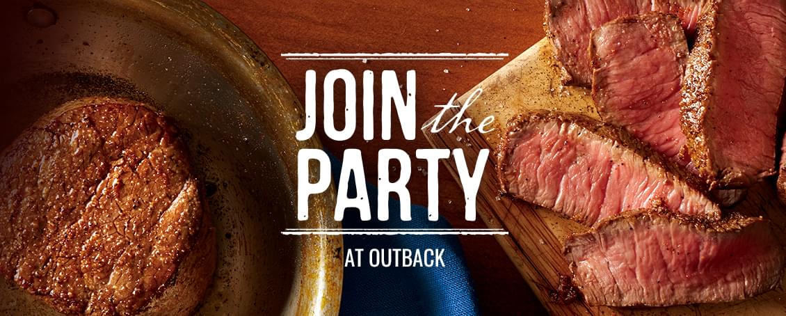 アウトバックならではの＜パーティメニュー＞